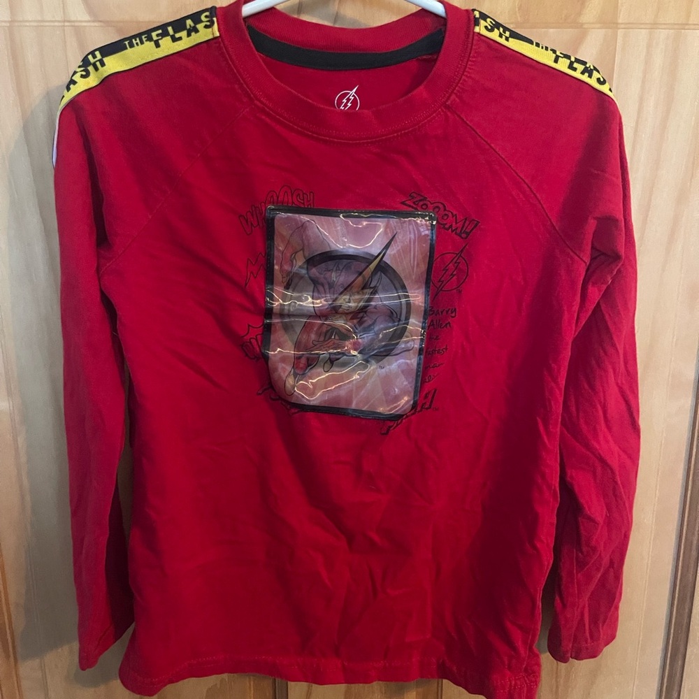 Well Loved Boys Size Small (6/7) The Flash Long Sleeve T-Shirt